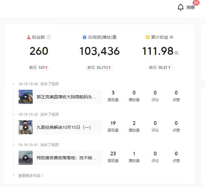 图片[5]-头条九宫格数据反馈，每天收益几十到几百不等，你提供账号，我们出技术，每天提供10—20条视频